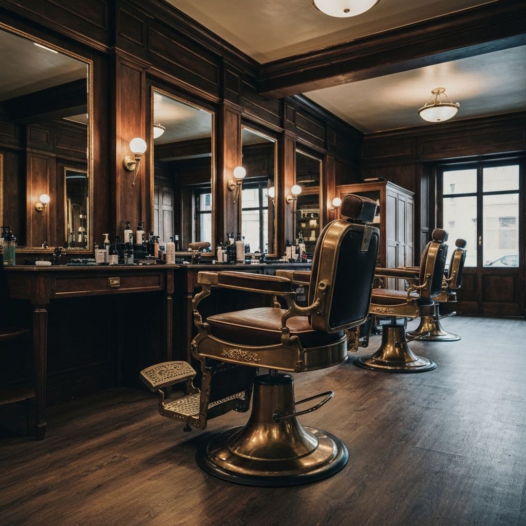 Ambiente da barbearia